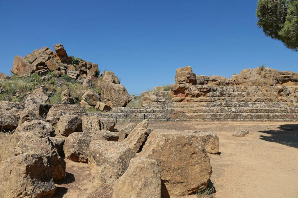 temple zeus agrigente vallée sicile