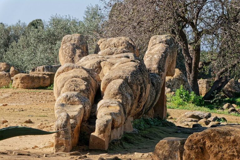 telamon zeus agrigente sicile vallée des temples