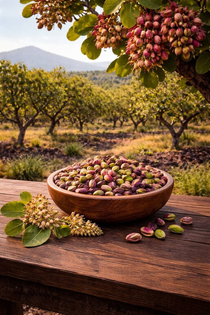 table pistaches de bronte en sicile