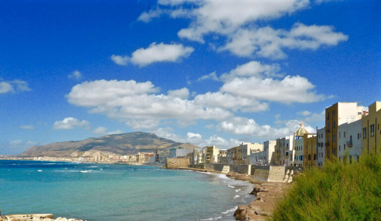 vue ville trapani sicile